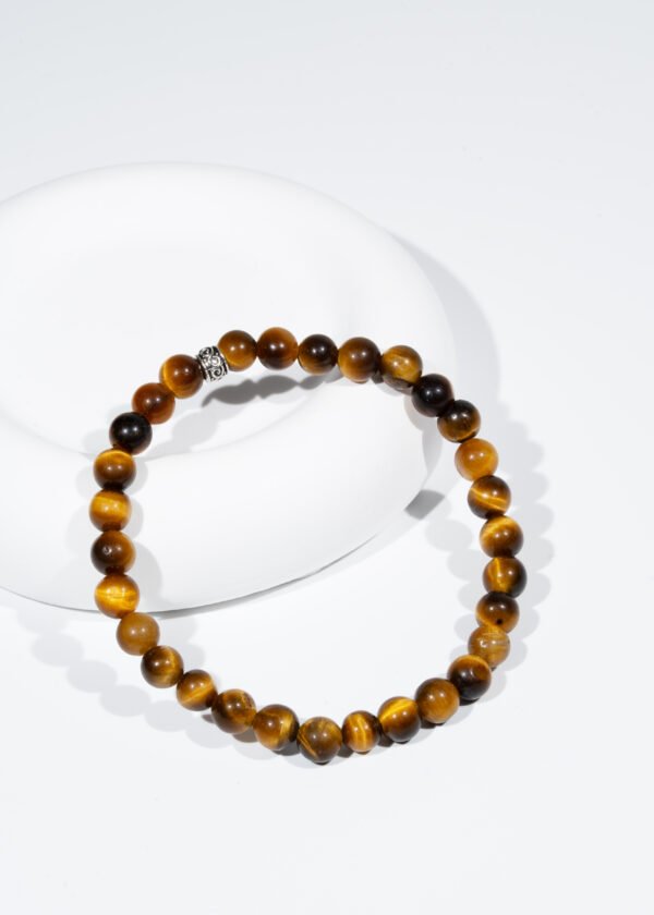 6mm Kaplan Gözü Doğal Taş Bileklik