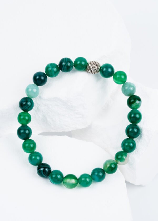 8mm Akik Doğal Taş Bileklik