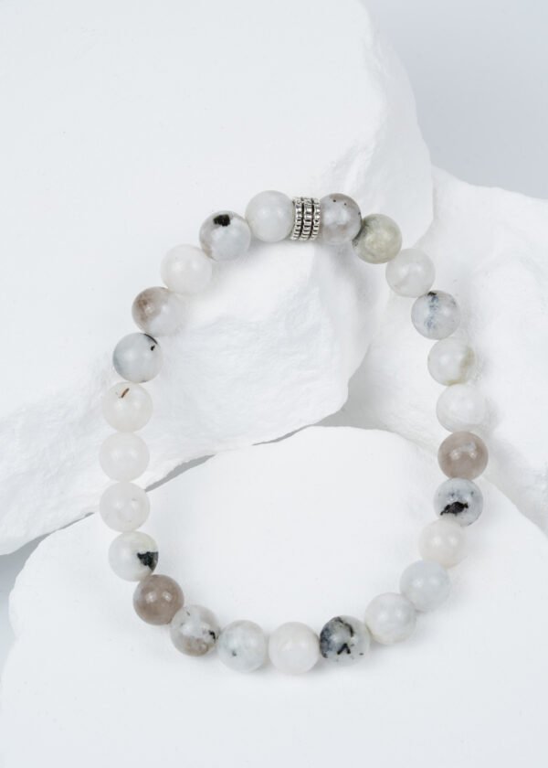 8mm İndia Ay Taşı Doğal Taş Bileklik