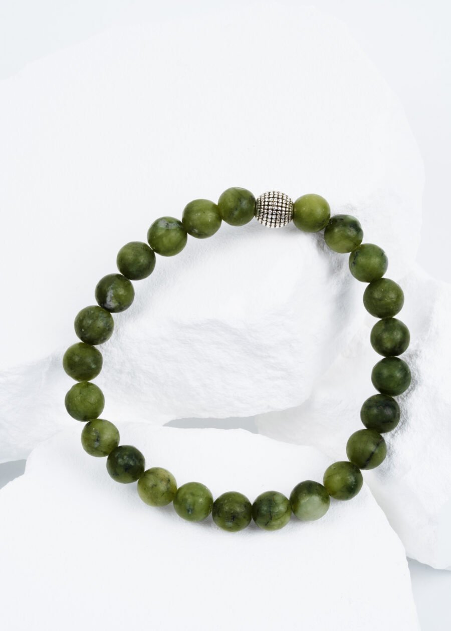 8mm Yeşim Doğal Taş Bileklik