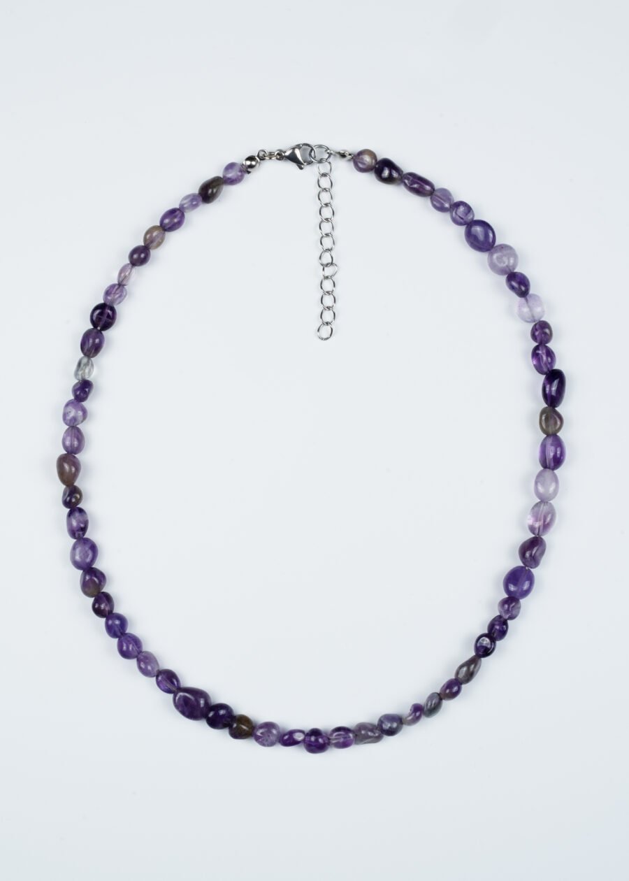 Ametist Doğal Taş Kolye