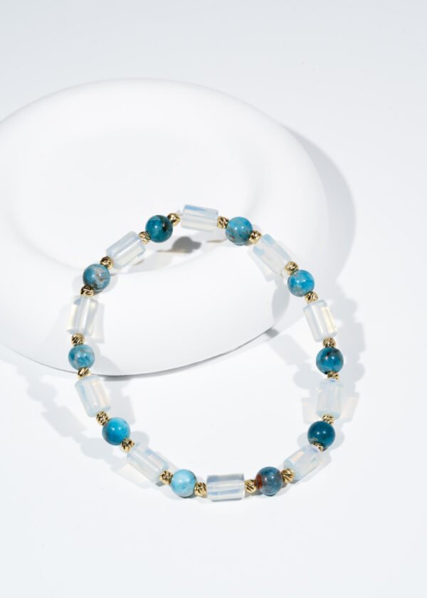 Ay Taşı & Apatit Doğal Taş Bileklik