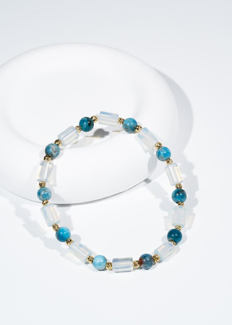 Ay Taşı & Apatit Doğal Taş Bileklik