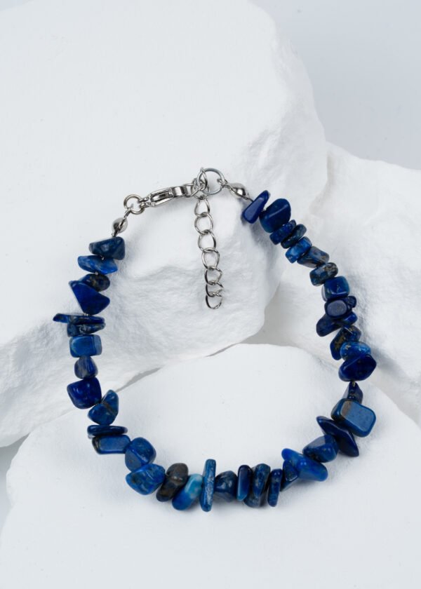 Kırıktaş Lapis Lazuli Doğal Taş Bileklik - Görsel 2