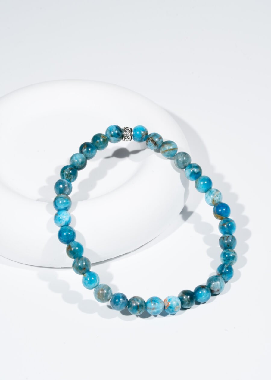 6mm Apatit Doğal Taş Bileklik