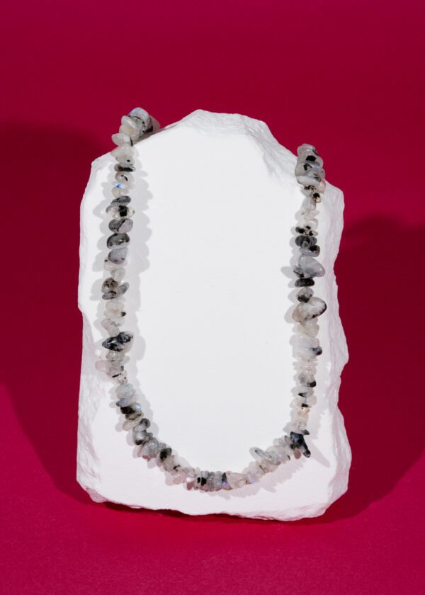 Kırıktaş Ay Taşı Doğal Taş Kolye