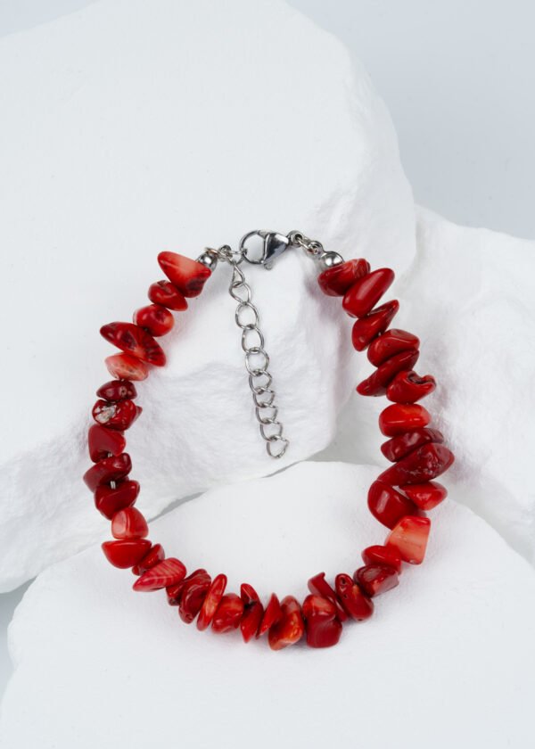 Kırıktaş Mercan Doğal Taş Bileklik