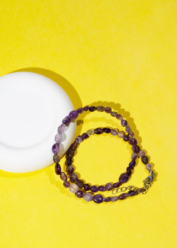 Ametist Doğal Taş Kolye