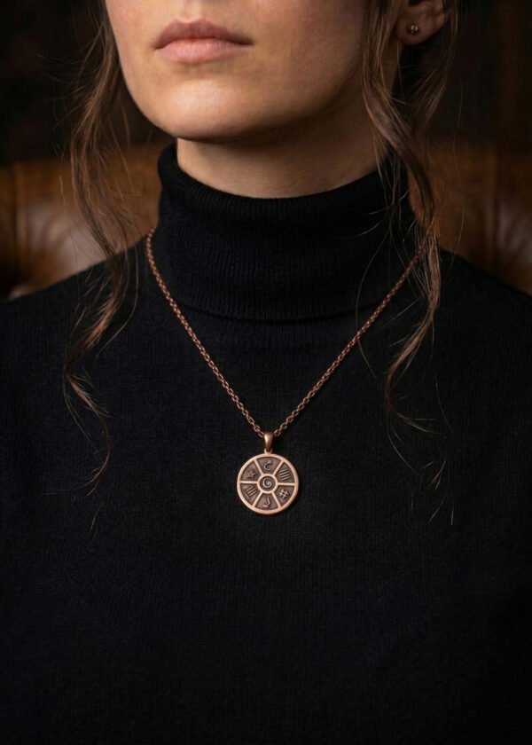 Celcelûtiyye Bakır Kolye - Görsel 5