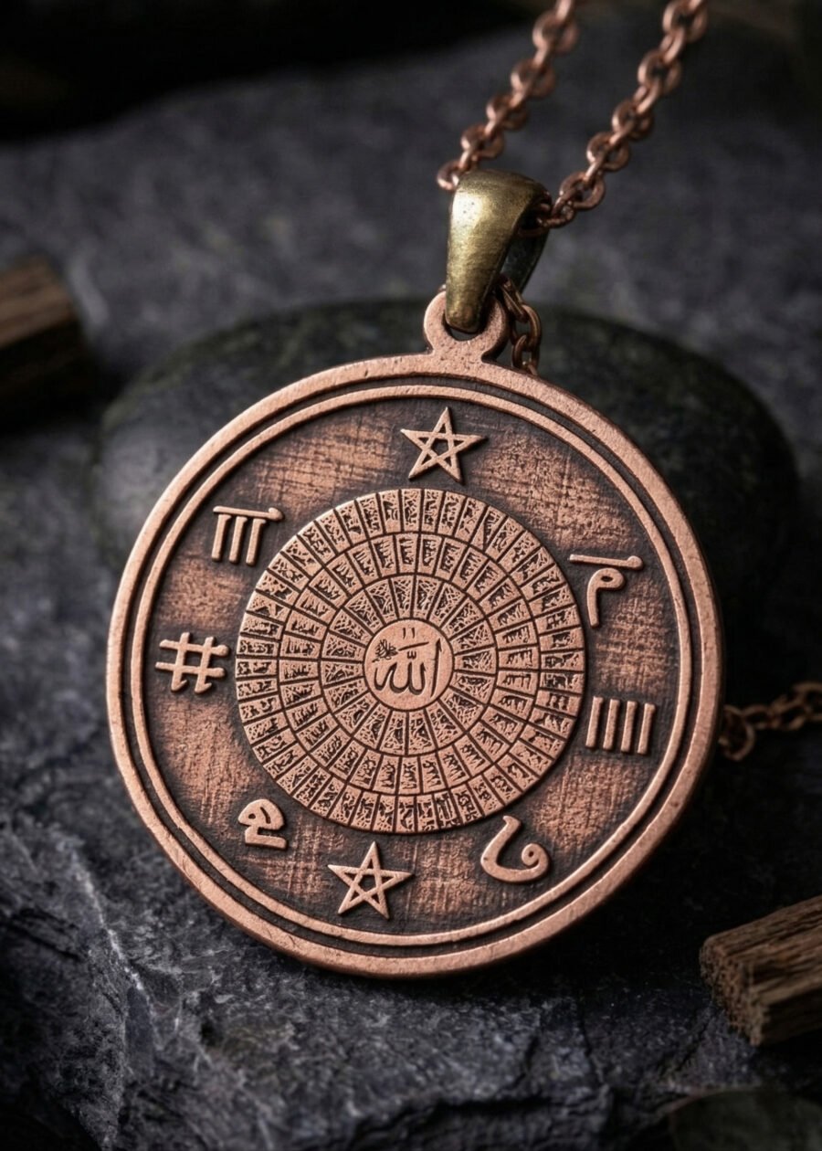 Vefkli Celcelûtiyye Bakır Kolye Vefkli Celcelûtiyye Bakır Kolye