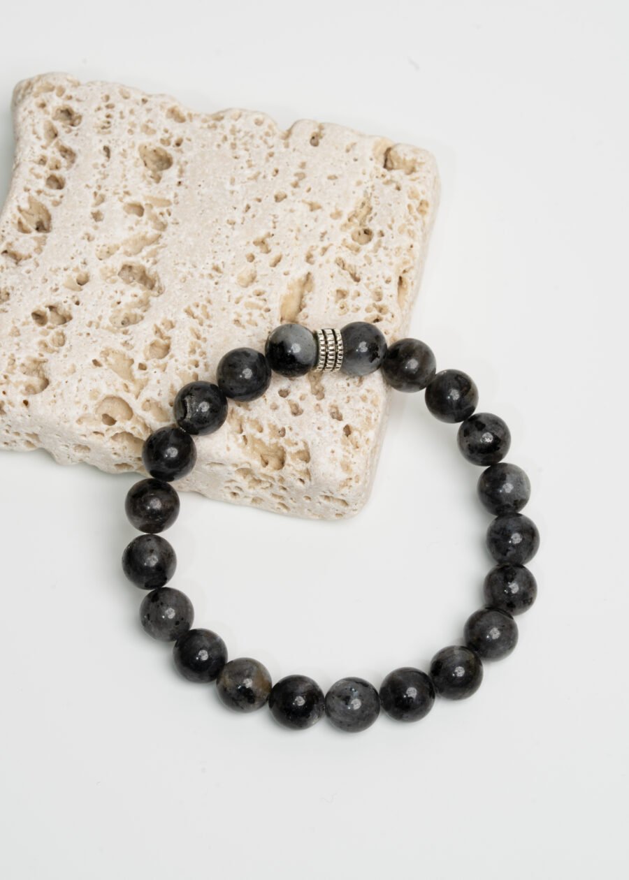 8mm Spektrolit Doğal Taş Bileklik