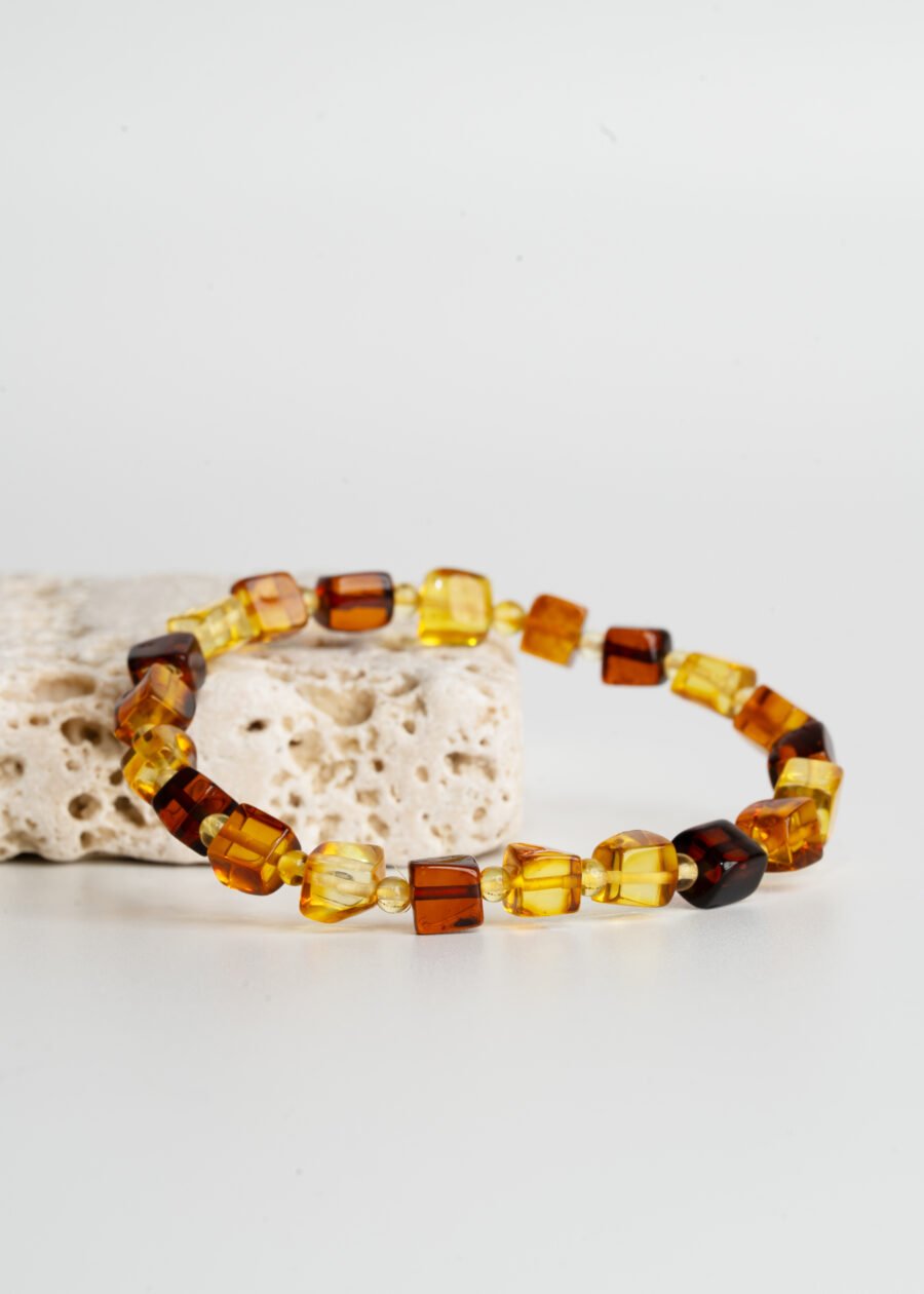 Kehribar Doğal Taş Bileklik