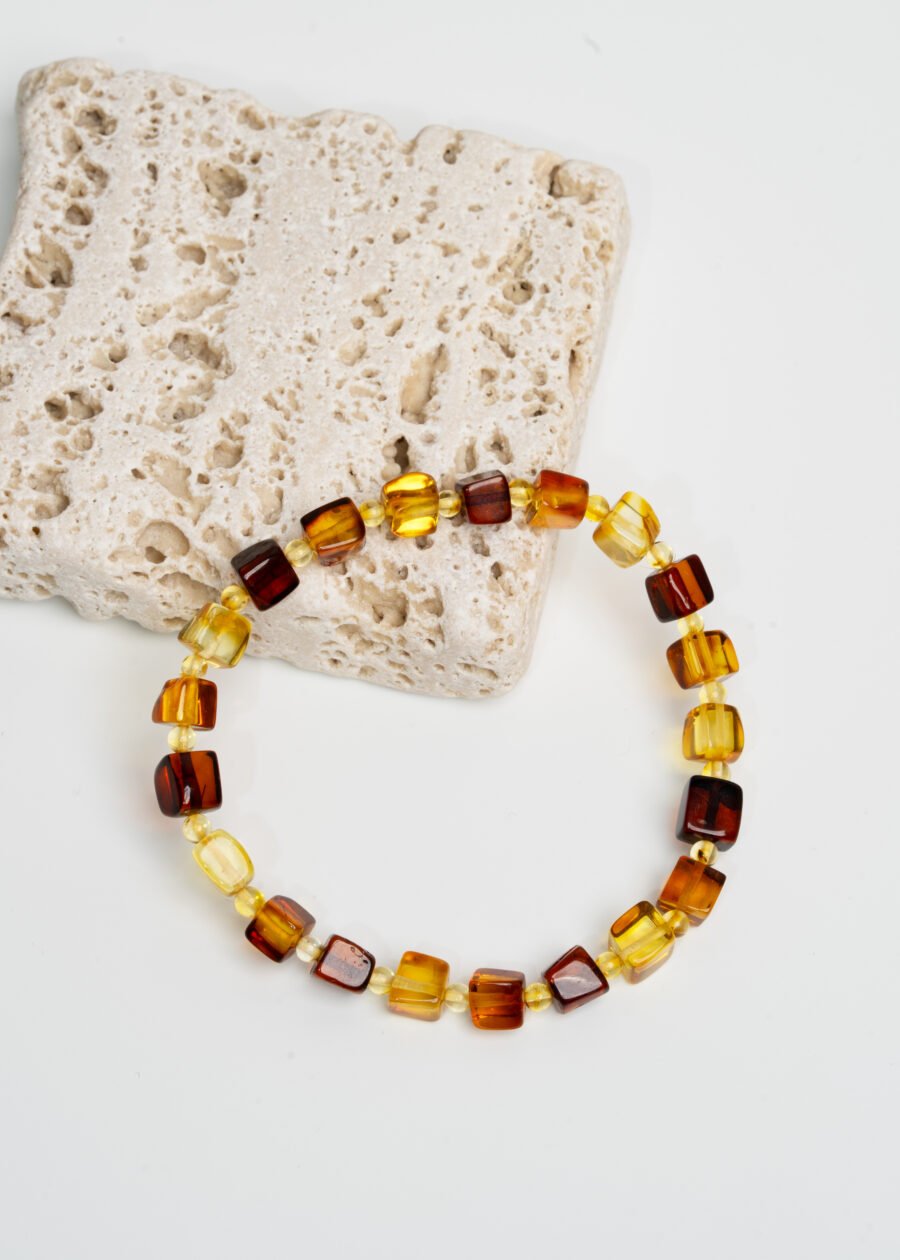 Kehribar Doğal Taş Bileklik